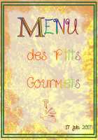 menu de petits gourmets